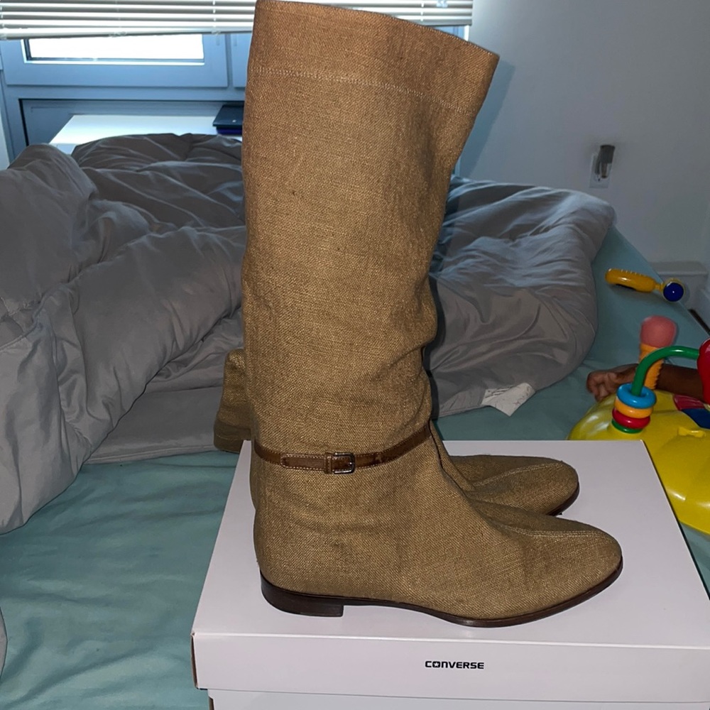 Sergio Rossi riding boots